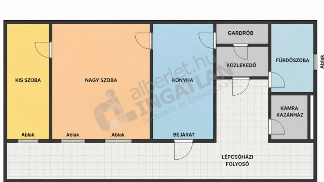 Kiadó téglalakás, albérlet, V. kerületben, Steindl Imre utcában