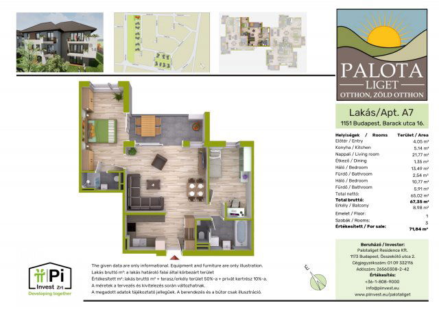 Eladó téglalakás, Budapesten, XIV. kerületben 93.392 M Ft