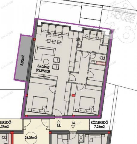 Eladó téglalakás, Kecskeméten 127.5 M Ft, 3 szobás