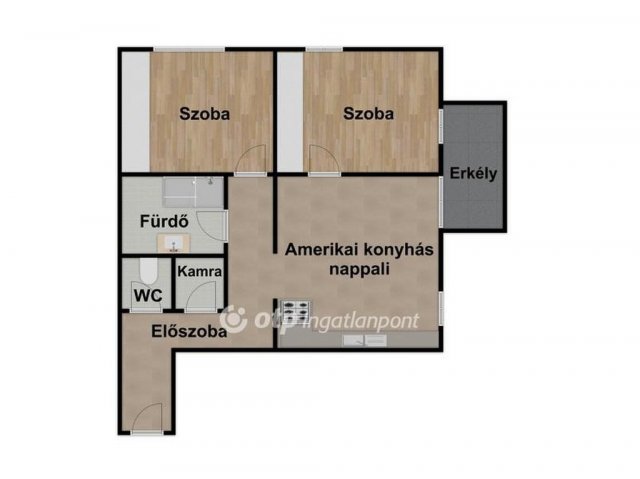 Kiadó téglalakás, albérlet, Debrecenben 400 E Ft / hó