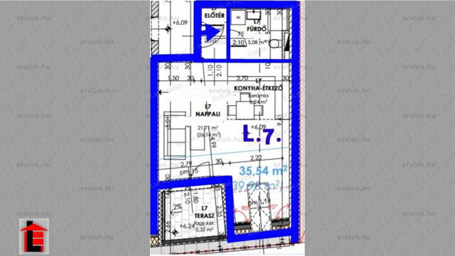 Eladó téglalakás, Győrött 47.99 M Ft, 1+1 szobás