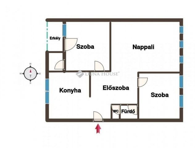 Eladó téglalakás, Kecskeméten 93 M Ft, 3 szobás