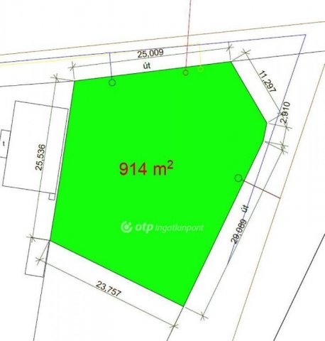 Eladó telek, Tiszafüreden 9.5 M Ft / költözzbe.hu