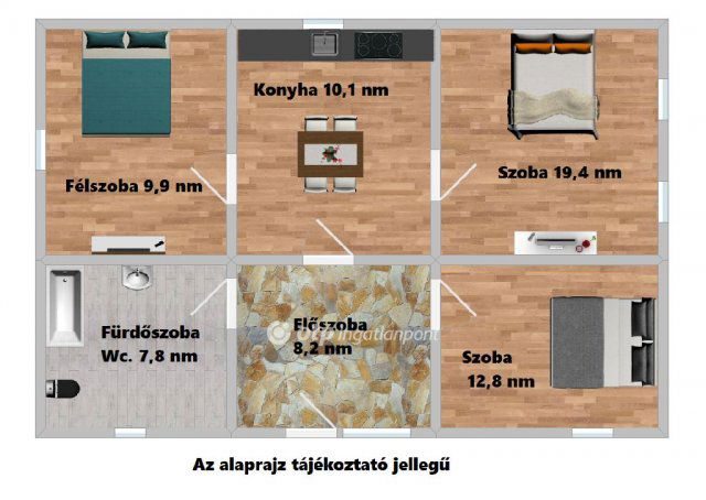Eladó családi ház, Hunyán 13 M Ft, 2+1 szobás