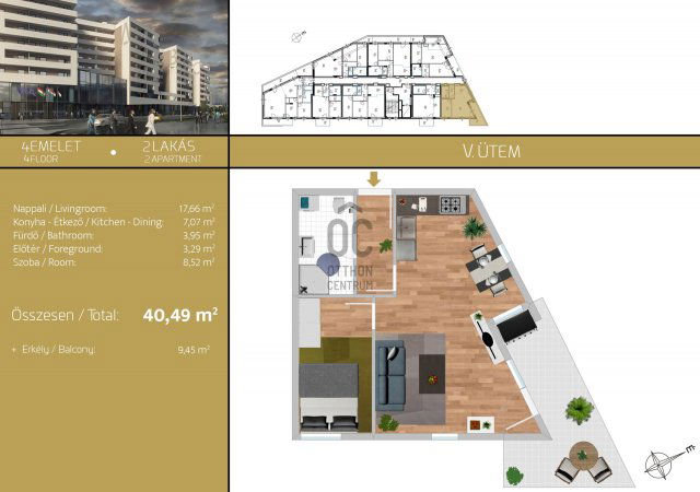 Eladó téglalakás, Budapesten, XIX. kerületben 71.54 M Ft