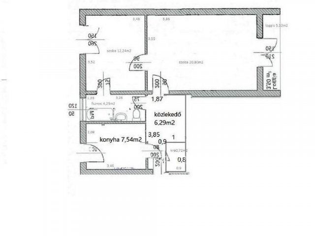 Eladó téglalakás, Nyíregyházán 44.9 M Ft, 2 szobás