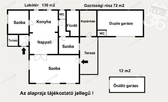 Eladó családi ház, Kerekegyházán 89.999 M Ft, 4 szobás