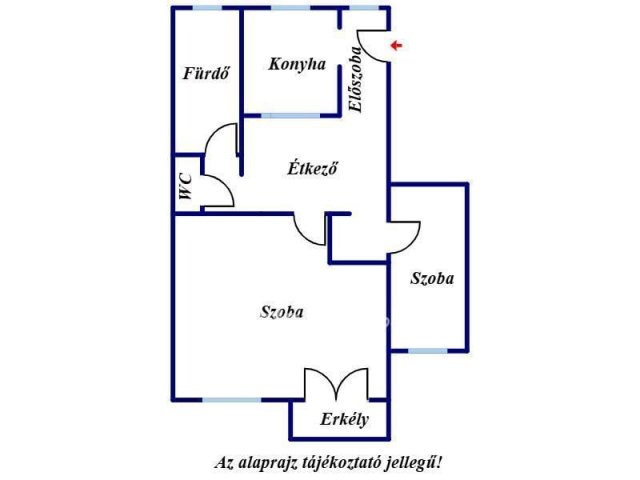 Eladó téglalakás, Szegeden 64.9 M Ft, 1+1 szobás