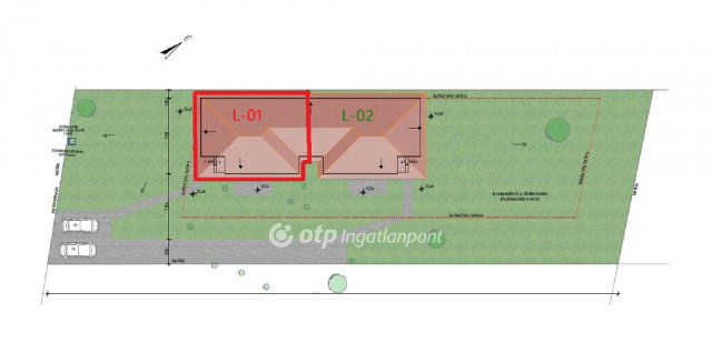Eladó ikerház, Vasadon 69.9 M Ft, 4 szobás / költözzbe.hu