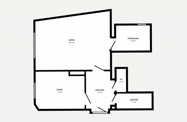 Eladó téglalakás, Miskolcon 47 M Ft, 2 szobás