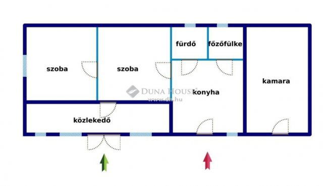 Eladó családi ház, Kaskantyún 4.2 M Ft, 2 szobás