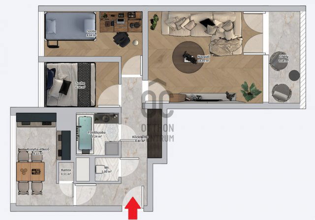 Eladó téglalakás, Nagykanizsán 31.99 M Ft, 3 szobás