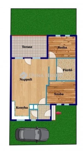 Eladó sorház, Kecskeméten 53.5 M Ft, 3 szobás