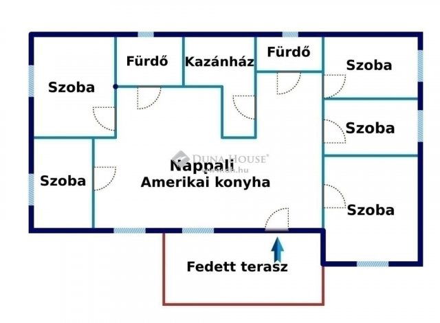 Eladó családi ház, Gyálon 88.8 M Ft, 6 szobás