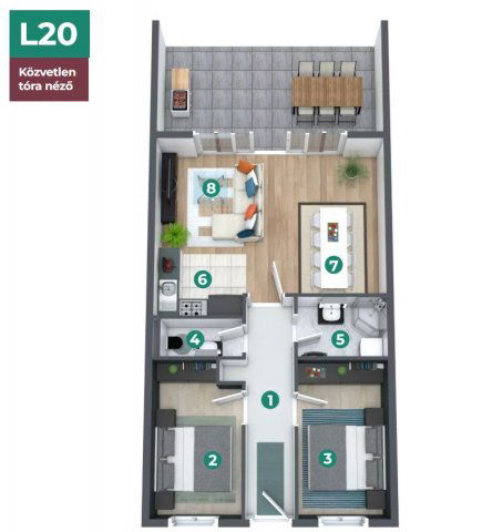 Eladó téglalakás, Balatonszemesen 132.9 M Ft, 3 szobás
