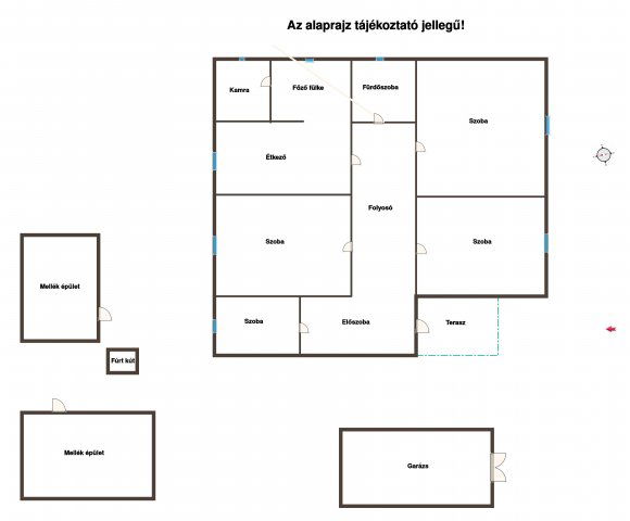 Eladó családi ház, Érden 80 M Ft, 3 szobás