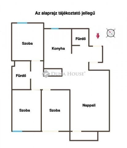 Eladó téglalakás, Budapesten, IV. kerületben 104.9 M Ft