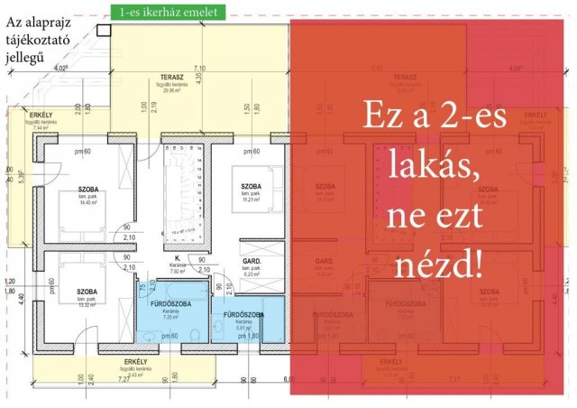 Eladó ikerház, Dunaharasztin 205 M Ft, 5 szobás