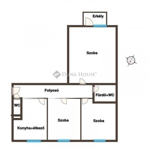 Eladó téglalakás, Budapesten, XIX. kerületben 89.9 M Ft