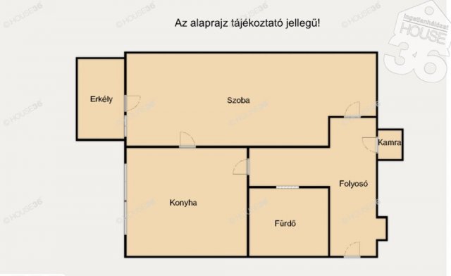Eladó téglalakás, Kecskeméten 35.5 M Ft, 1 szobás