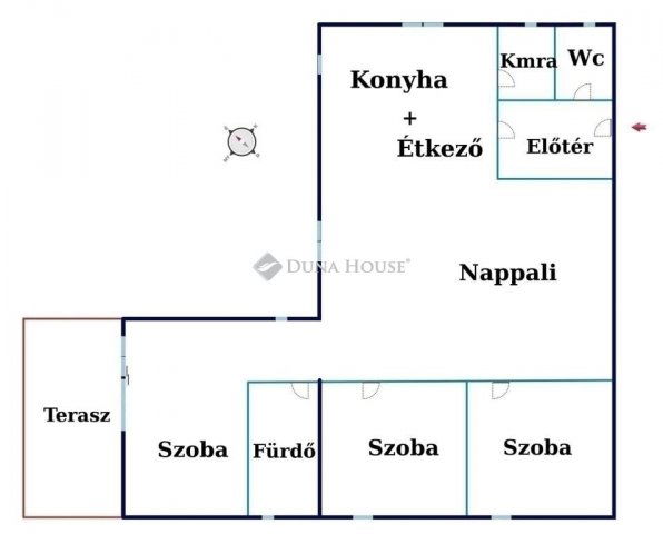 Eladó téglalakás, Dabason 79.9 M Ft, 4 szobás