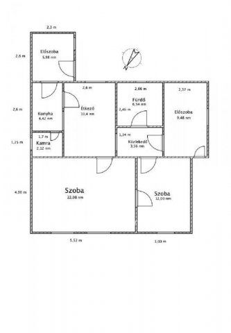 Eladó családi ház, Ajkán 51.3 M Ft, 2 szobás