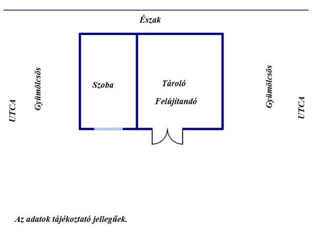 Eladó nyaraló, Kaposváron 6.4 M Ft, 1 szobás