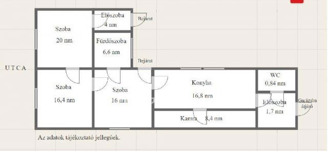 Eladó családi ház, Dombóváron 23.5 M Ft, 3 szobás