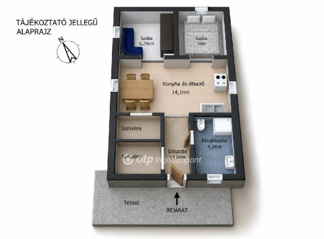 Eladó családi ház, Délegyházán 44.9 M Ft