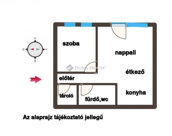 Eladó téglalakás, Debrecenben, Egyetem sugárúton 63.99 M Ft