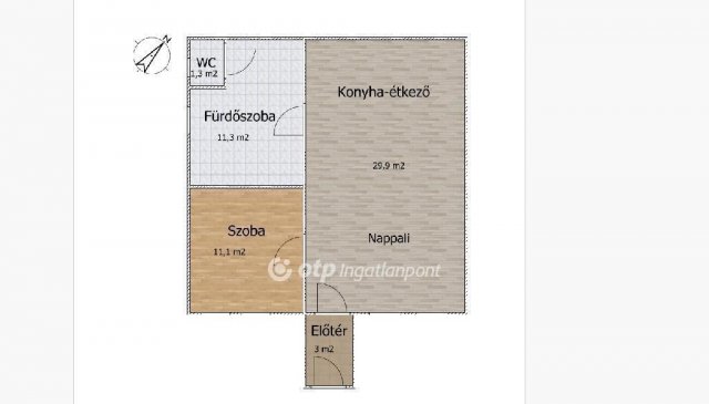 Eladó családi ház, Dunaegyházán 27.5 M Ft, 2 szobás