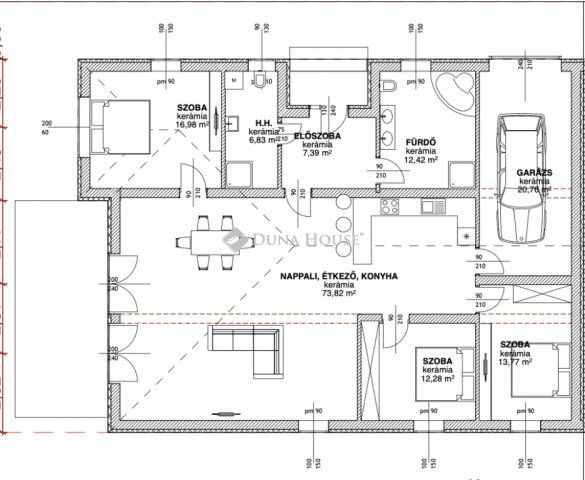 Eladó ikerház, Budapesten, XVIII. kerületben 149.9 M Ft, 4 szobás