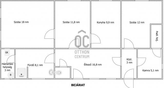 Eladó családi ház, Homokmégyen 25.9 M Ft, 3 szobás