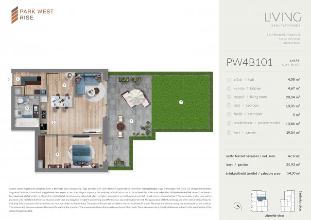 Eladó téglalakás, Budapesten, XIII. kerületben, Szabolcs utcában