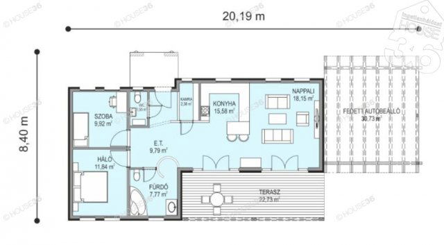Eladó családi ház, Kecskeméten 56 M Ft, 3 szobás