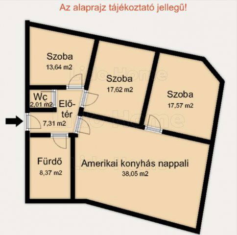Eladó téglalakás, Veszprémben 129 M Ft, 4 szobás