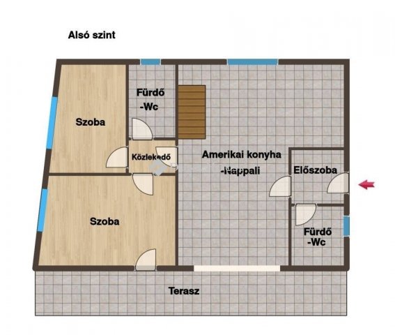 Eladó téglalakás, Pécsett 112.9 M Ft, 4 szobás