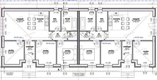 Eladó ikerház, Monorierdőn 61.8 M Ft, 4 szobás