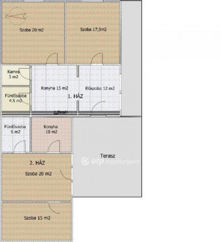 Eladó családi ház, Kiskunlacházán 59.9 M Ft, 4 szobás