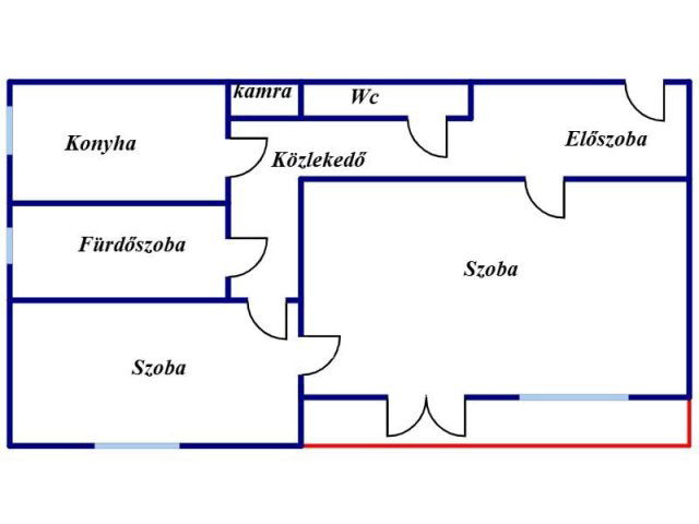 Eladó téglalakás, Egerben 44.9 M Ft, 2 szobás