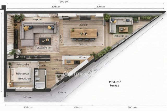 Eladó téglalakás, Budapesten, XXI. kerületben 184 M Ft, 4 szobás