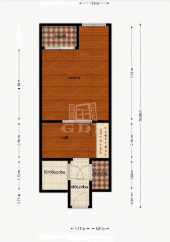 Eladó téglalakás, Budapesten, VII. kerületben 59.99 M Ft