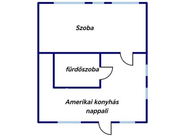 Eladó téglalakás, Egerszalókon 35 M Ft, 1 szobás
