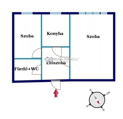 Eladó panellakás, Pécsett 44.9 M Ft, 2 szobás