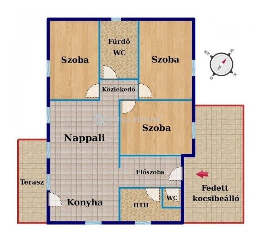 Eladó családi ház, Csóron 73.9 M Ft, 4 szobás