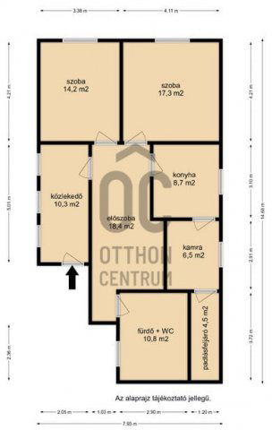 Eladó családi ház, Kányaváron 4.499 M Ft, 2 szobás