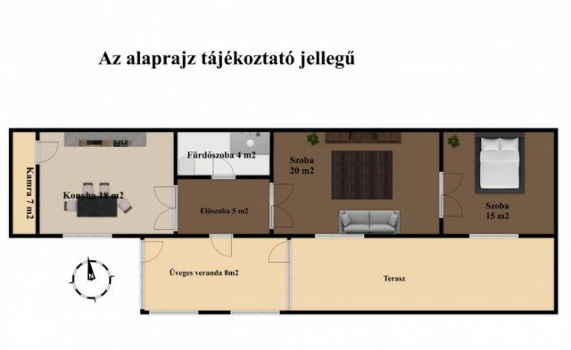Eladó családi ház, Nagymaroson 42 M Ft, 2 szobás