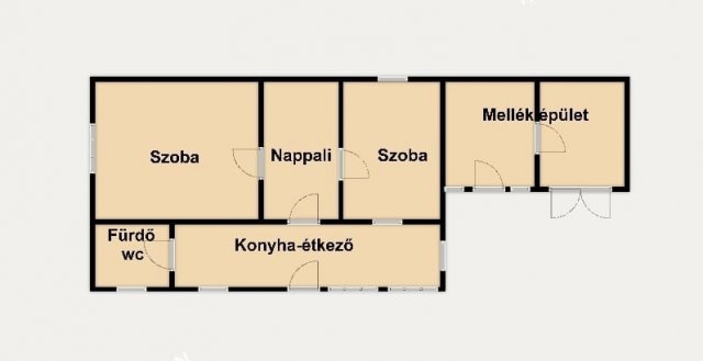 Eladó családi ház, Nagykörűn, Tompa Mihály úton 24.9 M Ft