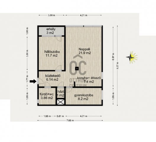 Eladó téglalakás, Budapesten, XII. kerületben 128 M Ft, 3 szobás