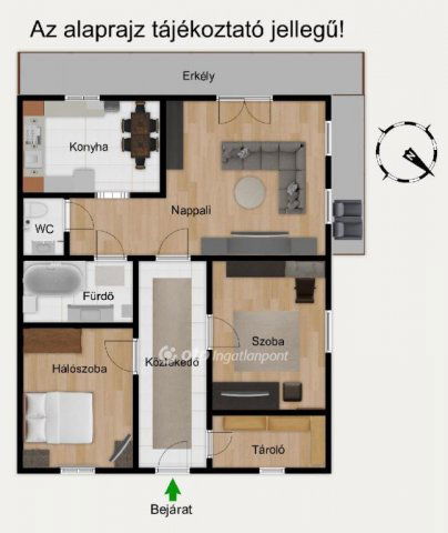 Eladó téglalakás, Budapesten, XIV. kerületben 125 M Ft, 3 szobás